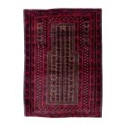 Gebetsteppich Mushwani 93x129 handgeknüpfter Nomadenteppich