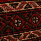 Turkmenischer Teppich Balisht Nakhsha 47x96 kleiner handgeknüpfter Teppich