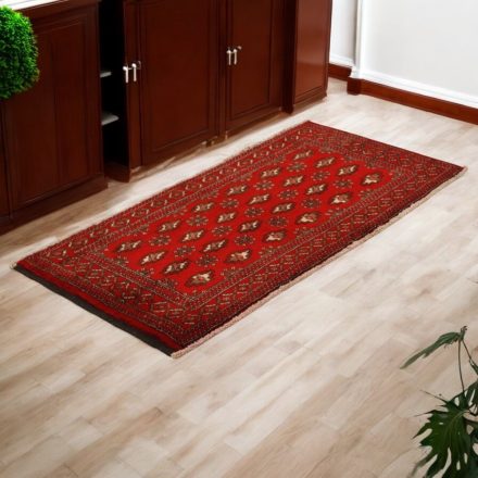 Turkmenischer Teppich Balisht Nakhsha 52x107 handgeknüpfter authentischer teppich