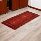 Turkmenischer Teppich Balisht Nakhsha 48x96 kleiner handgeknüpfter Teppich