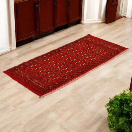 Turkmenischer Teppich Balisht Nakhsha 46x100 handgeknüpfter authentischer teppich