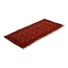 Turkmenischer Teppich Balisht Nakhsha 45x99 handgeknüpfter authentischer teppich