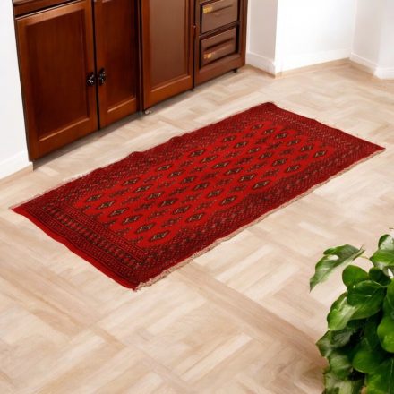 Turkmenischer Teppich Balisht Nakhsha 53x107 kleiner handgeknüpfter Teppich