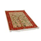 Seidenteppich Lebensbaum motiv beige 100x150 Iranischer Viskose Seidenteppich