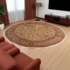 Runde teppich Isfahan 301x310 wollteppich