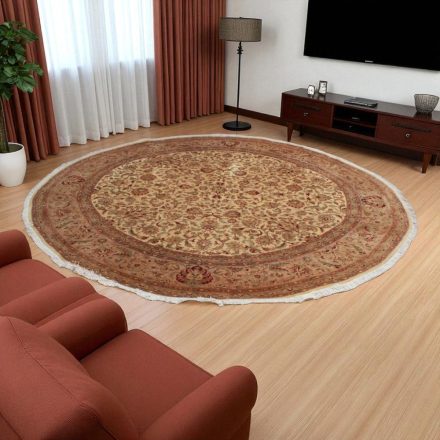 Runde teppich Isfahan 301x310 wollteppich