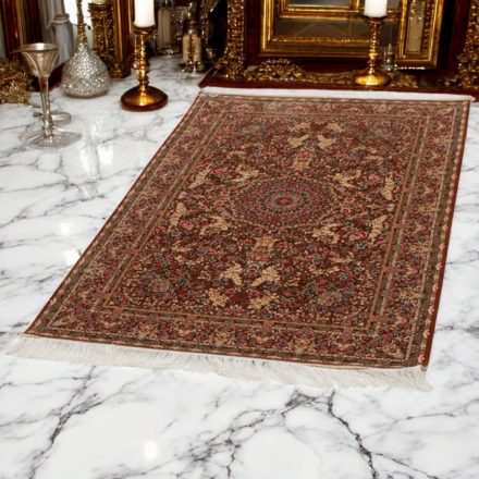 Seidenteppich Nirvana zimt 100x150 Iranischer Viskose Seidenteppich