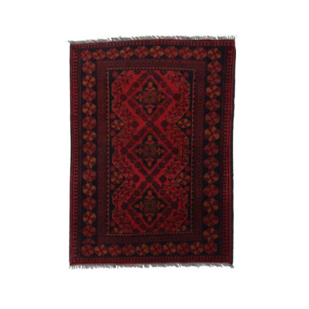 Afghanischer Teppich Kargai 140x150 Handgeknüpfter Orientteppich