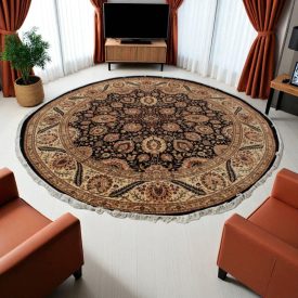Teppich runde Isfahan 310x313 Perserteppich