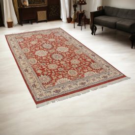   Perserteppich Isfahan 140x217 handgeknüpfter iranischer Teppich