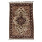 Perserteppich Kashan 128x193 handgeknüpfter iranischer Teppich