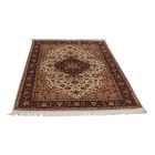 Perserteppich Kashan 128x193 handgeknüpfter iranischer Teppich