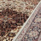 Perserteppich Kashan 128x193 handgeknüpfter iranischer Teppich