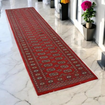 Teppich läufer Mauri 80x306 handgeknüpfter wollteppich