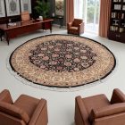 Teppich runde Isfahan 243x245 Perserteppich