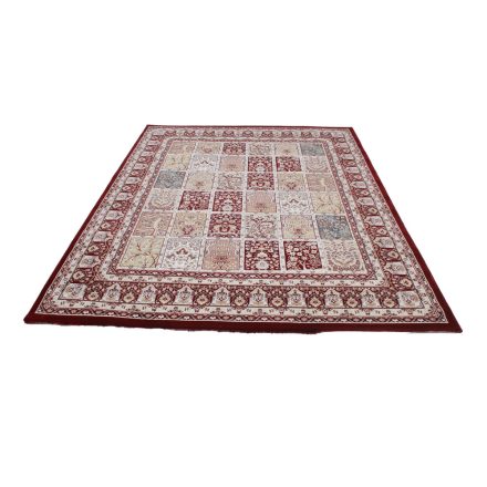 Klassischer Teppich burgundrot 200x290 Orientalisches Muster maschinengewebter Teppich