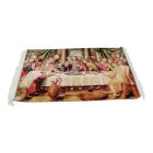 Seidenteppich Letzte Abendmahl 80x120 Iranischer Viskose Seidenteppich