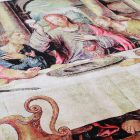 Seidenteppich Letzte Abendmahl 80x120 Iranischer Viskose Seidenteppich