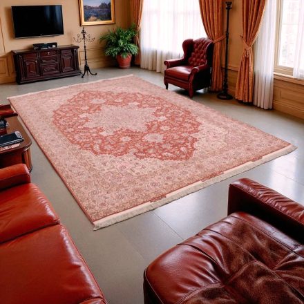 Heriz Perserteppich 203x308 exklusiver handgeknüpfter iranischer Teppich