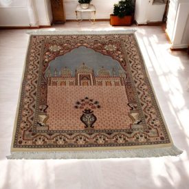 Prayer 81x128 handgeknüpfter iranischer Teppich