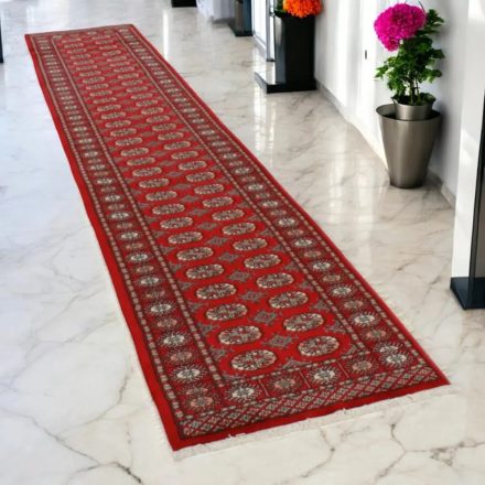 Teppich läufer Mauri 80x372 handgeknüpfter wollteppich
