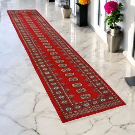 Teppich läufer Mauri 79x355 handgeknüpfter wollteppich