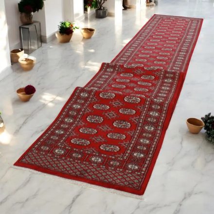 Teppich läufer Mauri 80x647 handgeknüpfter wollteppich