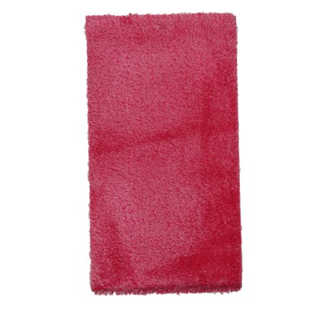 Einfarbiger Teppich rot 60x110 maschinen gewebter Teppich
