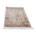 Seidenteppich Reihan cream 80x120 Viskose-Seide Perserteppich