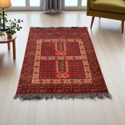 Afghanischer Teppich Kargai 104x146 Handgeknüpfter Orientteppich