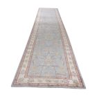 Ziegler Wollteppich graue-beige 695x140 handgefertigter Teppich