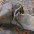 Ziegler Wollteppich graue-beige 695x140 handgefertigter Teppich