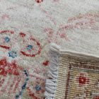 Ziegler wollteppich beige-rot 124x192 wohnzimmer teppich