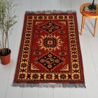 Afghanischer Teppich Kargai 59x90 Handgeknüpfter Orientteppich