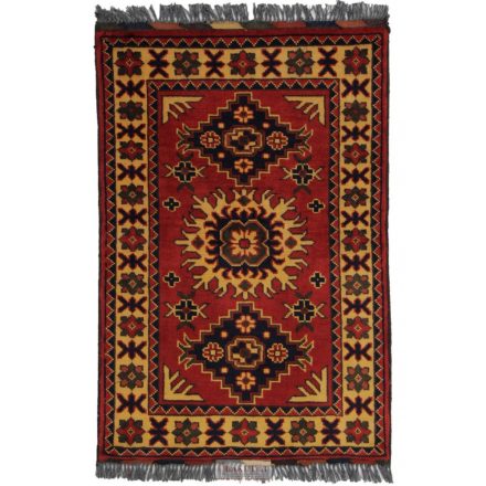 Afghanischer Teppich Kargai 59x90 Handgeknüpfter Orientteppich