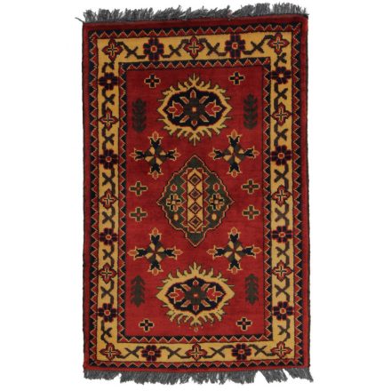Afghanischer Teppich Kargai 59x97 Handgeknüpfter Orientteppich