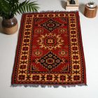 Afghanischer Teppich Kargai 62x93 Handgeknüpfter Orientteppich