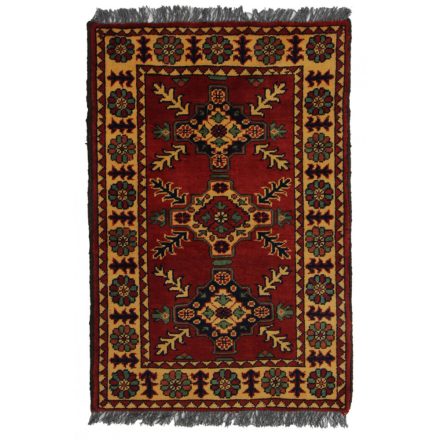 Afghanischer Teppich Kargai 63x97 Handgeknüpfter Orientteppich