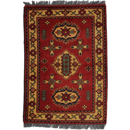 Afghanischer Teppich Caucasian Kargai 63x91 Handgeknüpfter Orientteppich