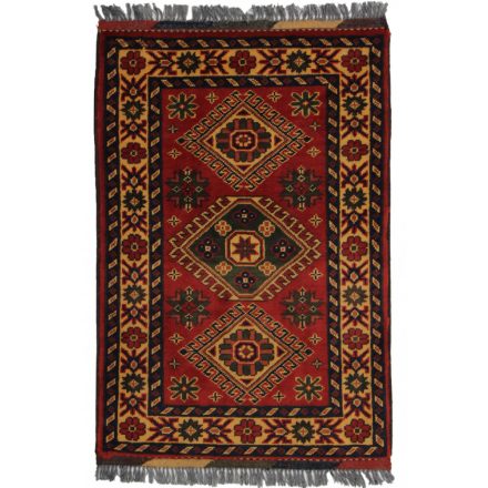 Afghanischer Teppich Kargai 61x89 Handgeknüpfter Orientteppich