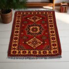 Afghanischer Teppich Caucasian Kargai 62x93 Handgeknüpfter Orientteppich