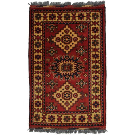 Afghanischer Teppich Caucasian Kargai 61x96 Handgeknüpfter Orientteppich