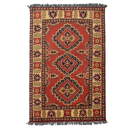Afghanischer Teppich Kargai 83x124 Handgeknüpfter Orientteppich