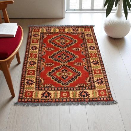 Afghanischer Teppich Kargai 83x124 Handgeknüpfter Orientteppich