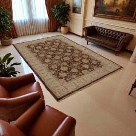 Ziegler orientteppich 181x271 handgeknüpfter wollteppich