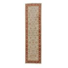 Ziegler wollteppich beige-rot 80x293 wohnzimmer teppich