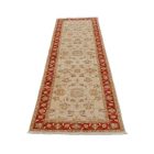 Ziegler wollteppich beige-rot 80x293 wohnzimmer teppich