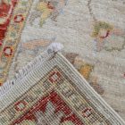 Ziegler wollteppich beige-rot 80x293 wohnzimmer teppich