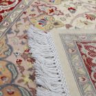 Isfahan teppich 136x214 Handgeknüpfter Perserteppich für das Wohnzimmer