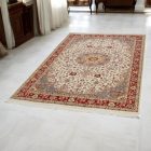 Perserteppich Medalion 123x219 handgeknüpfter iranischer Teppich